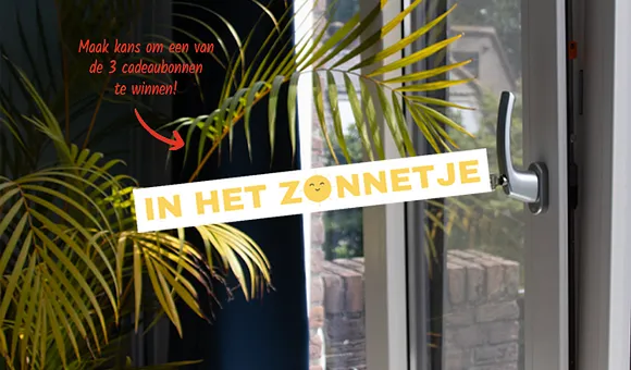 Zet Benitech Kozijnen in het zonnetje en maak kans om een van de 3 cadeaubonnen te winnen