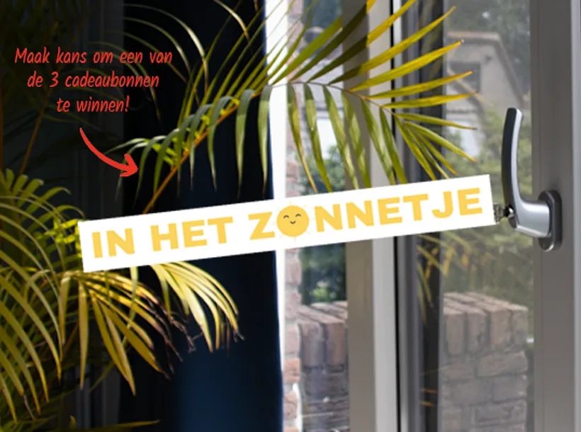 Zet Benitech Kozijnen in het zonnetje en maak kans om een van de 3 cadeaubonnen te winnen