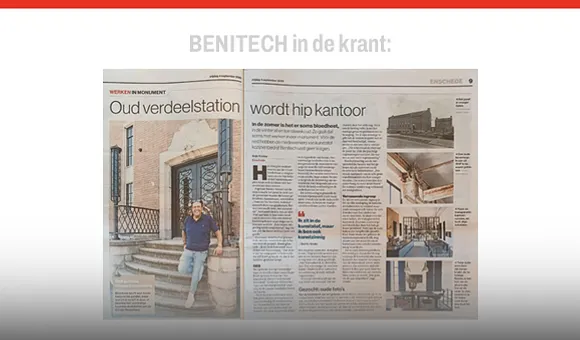 Krantenartikel Benitech Kozijnen in de Twentsche Courant Tubantia