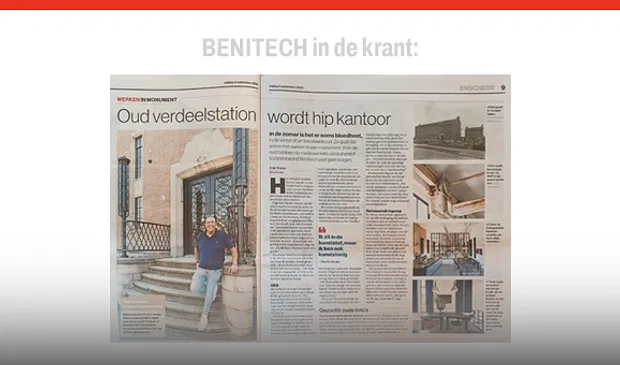 Krantenartikel Benitech Kozijnen in de Twentsche Courant Tubantia