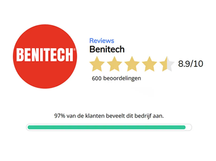 Feedback Company Benitech Kozijnen 600 reviews