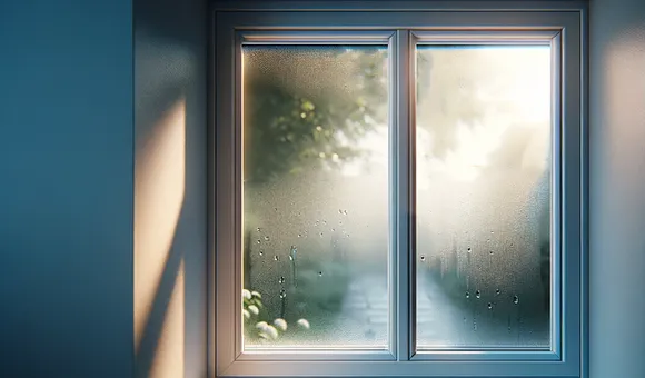 Kunststof kozijnen met condensvorming op HR glas