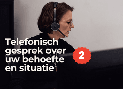 Benitech KozijnPlan stap 2: telefonisch gesprek over uw behoefte en situatie