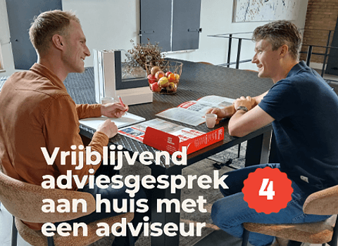 Benitech KozijnPlan stap 4: vrijblijvend adviesgesprek aan huis