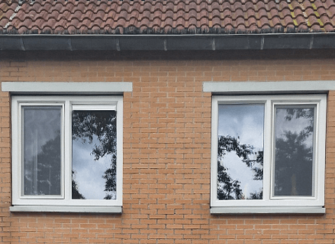 Kunststof kozijnen op tweede verdieping woning