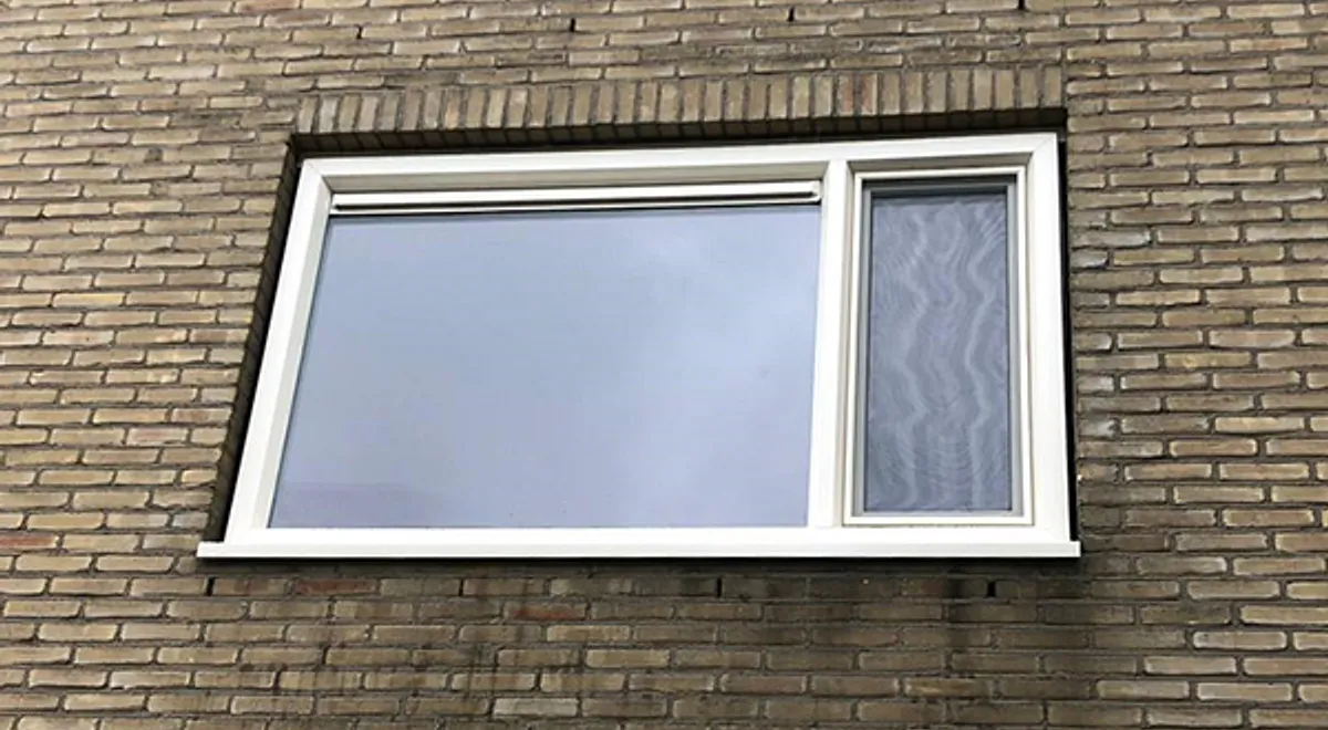 Referentie kunststof kozijn in gevel woning Tilburg